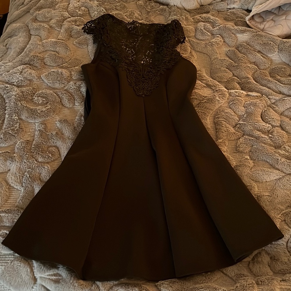 Size XS. Black halter top dress.